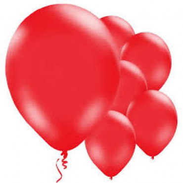 Balloons Pk 15 Red