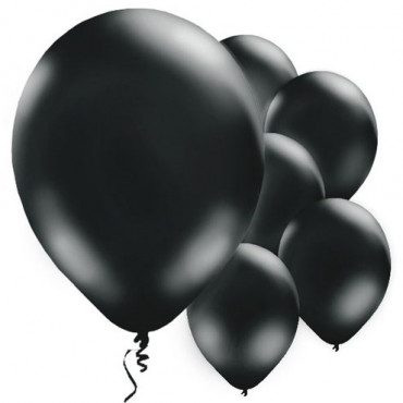 Balloons Pk 15 Black