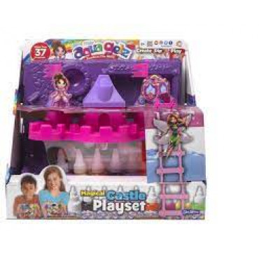 AQUAGELZ MAGICAL CASTLE PLAYSET PURPLE/PINK