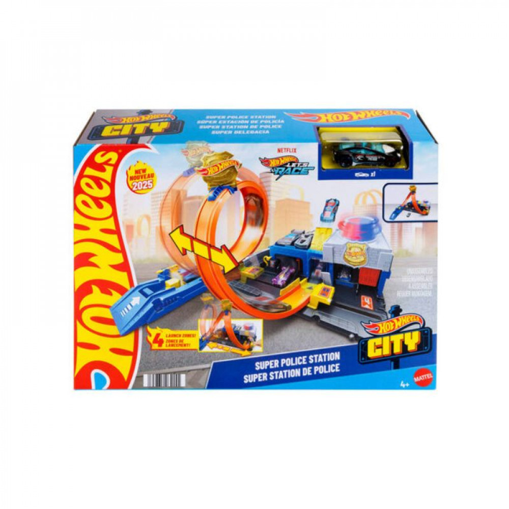 HOT WHEEL CITY SUPER POLICE STATION
