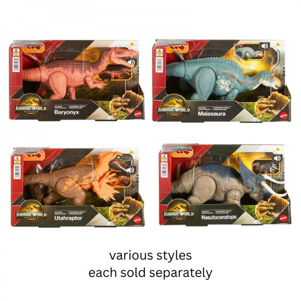 Jurassic World Saga Wild Roar assorted