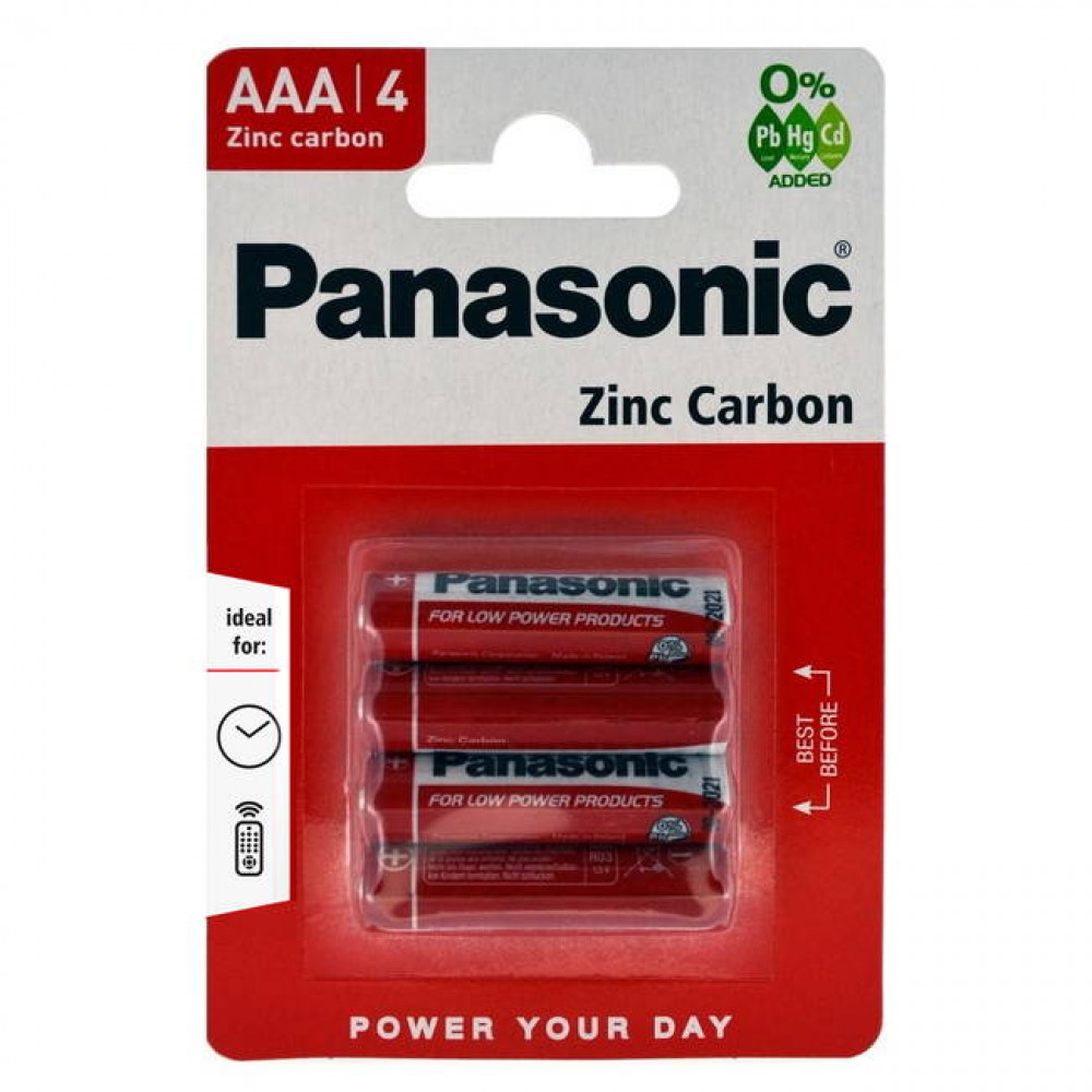 Aaa Panasonic Batteries Pk 4