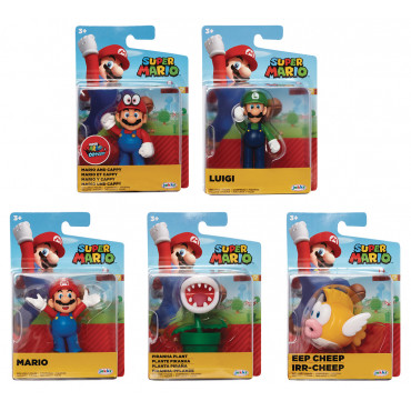 Super Mario 5in Figures Assorted Single