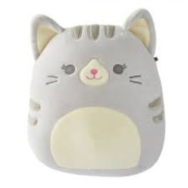 7.5 In Squishmallow Grey Cat Tally
