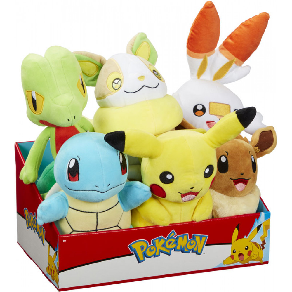 Pokemon 8 Inch plush assortment single Subject to Availability