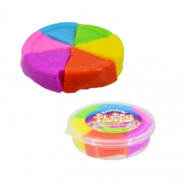 CDU - RAINBOW FLUFFY PUTTY 168G