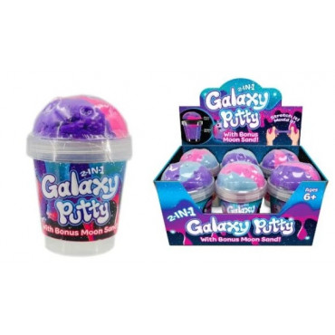 2 IN 1 GALAXY PUTTY WITH MOON SAND