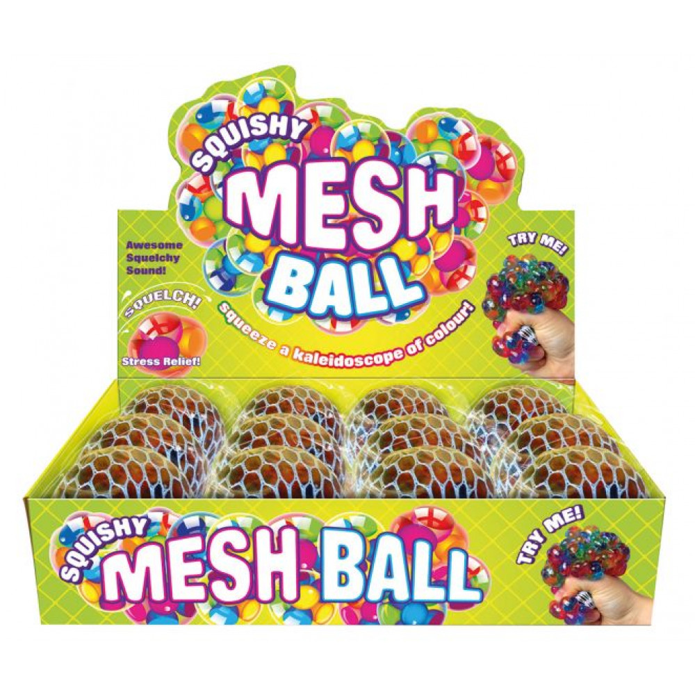 COLOUR SQUISHY MESH BALL