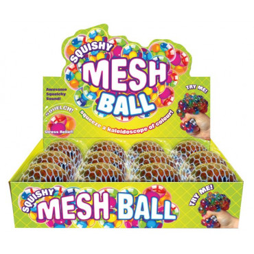 COLOUR SQUISHY MESH BALL