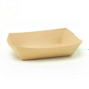 Kraft Deep Tray 10 pkt. 16x19cm Disposable