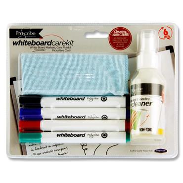 6pce Whiteboard Marker Care Kit