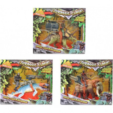 Jurassic Clash Dino Commander Assorted