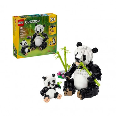 Wild Animals Panda Family