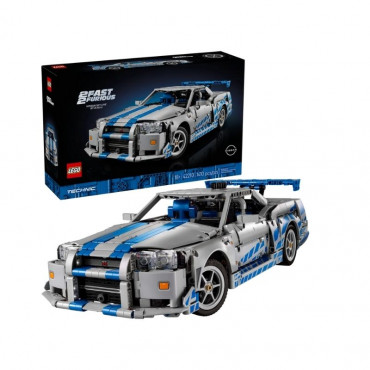 Technic Fast 2 Furious Nissan Skyline Gt-R (R34) r
