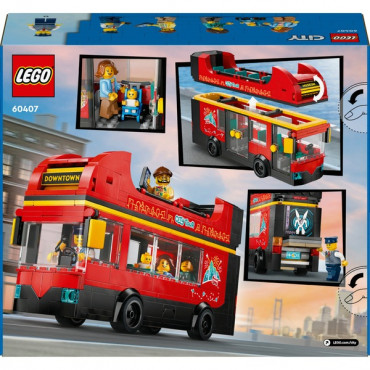 Red Double Decker Sightseeing Bus