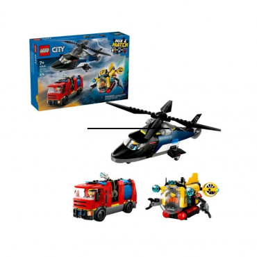 Helicopter Fire Truck and Submarine remix