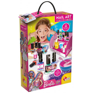 Barbie Nail Art Colour Change