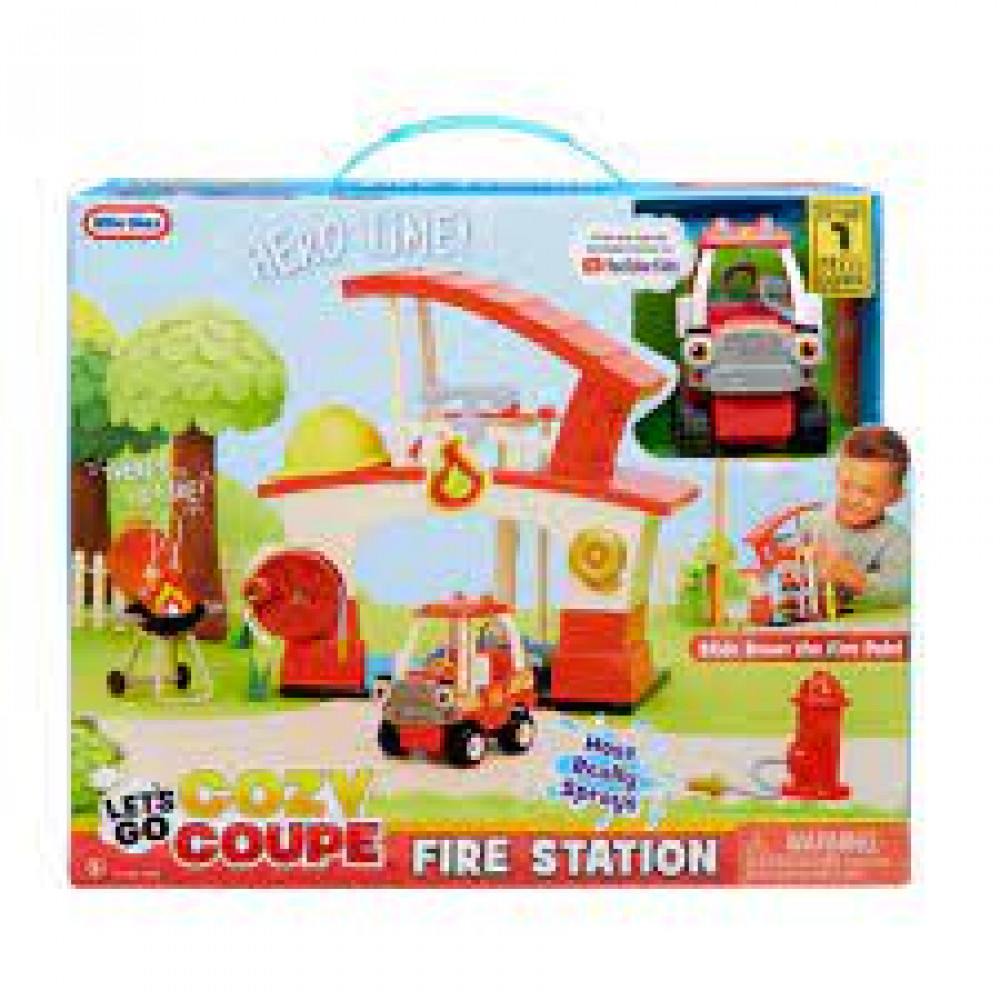 Lets Go Cozy Coupe Fire Station