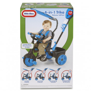 Trike 4 In 1 Neon Blue De Lux