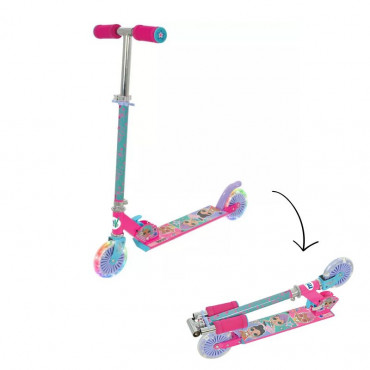 LOL S. Folding Inline Scooter with Light Up Wheel