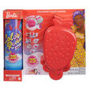BARBIE COLOUR REVEAL FOAM STRAWBERRY