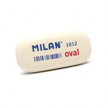 Milan Oval Eraser White