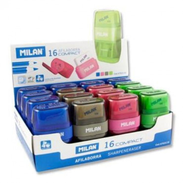 Milan Sharpener Eraser Clear