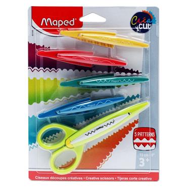 Maped 13cm Scissors with 5 Blades