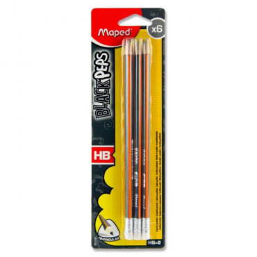 Maped Graphite Hb Pencils Pk6