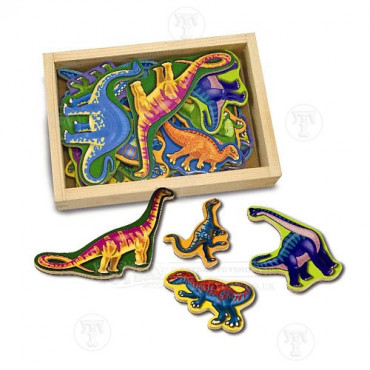 Dinosaur Magnets Wooden