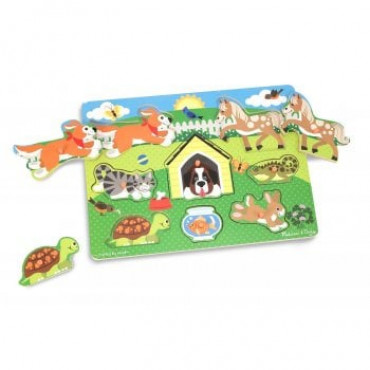 WOODEN PEG PUZZLE - PETS