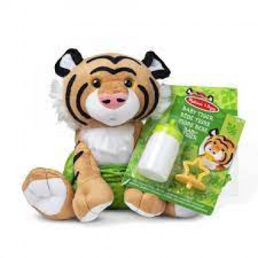 BABY TIGER WITH BOTTLE AND DUMMY