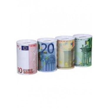 Euro Money Tins Asst 6in Height