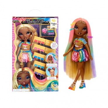 Rainbow High Doll Hair Chalk & Style Meline