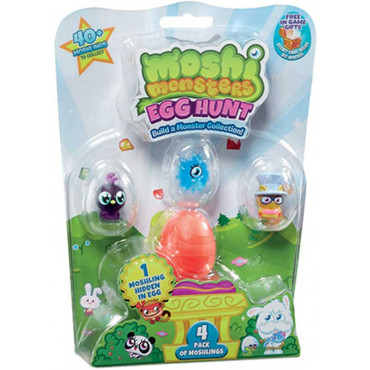 Moshi Monsters Egg Hunt 4Pk