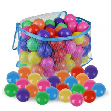 100pk Playballs for ball pit with mesh zipper bag