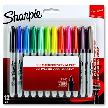 Sharpie Fine Markers 12 Pack