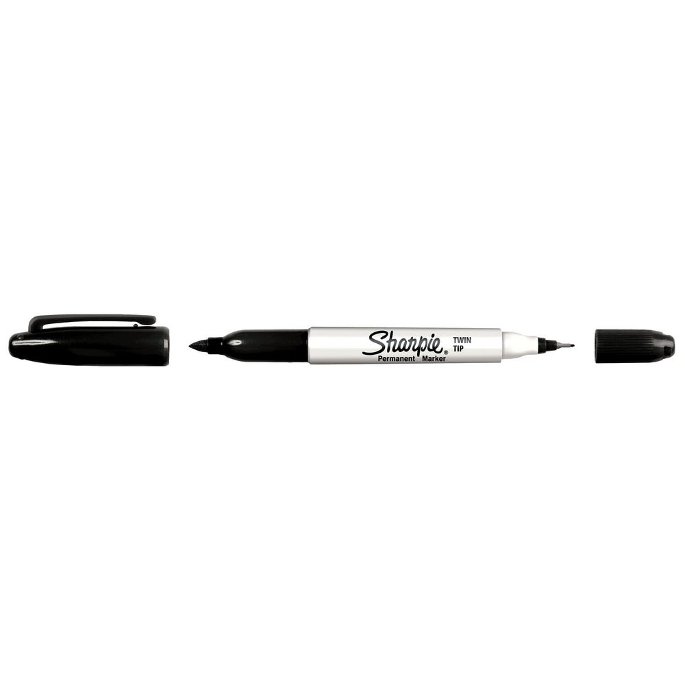 Sharpie Twin Tip Permanent Marker Black