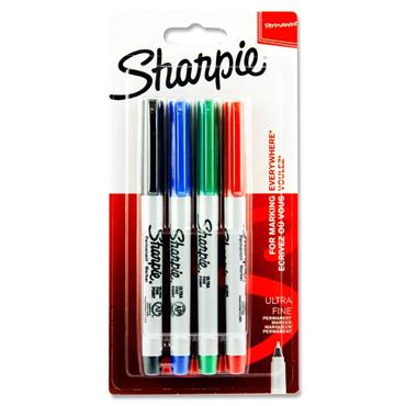 Sharpie Markers Card 4 Ultra Fine