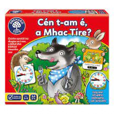 WHAT TIME IS IT MR WOLF AS GAEILGE