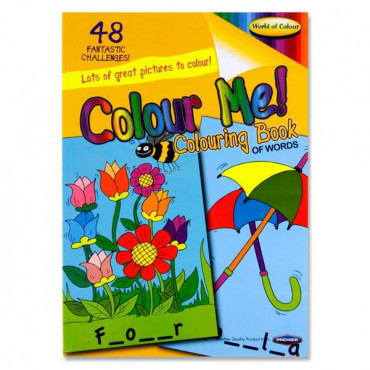 A4 Fun Activity Colouring Book