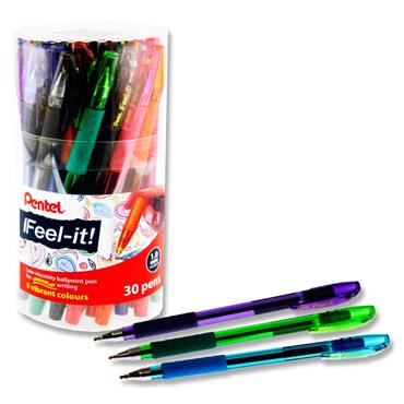 Pentel  1.0Mm Stick Ballpoint Pen 8 T