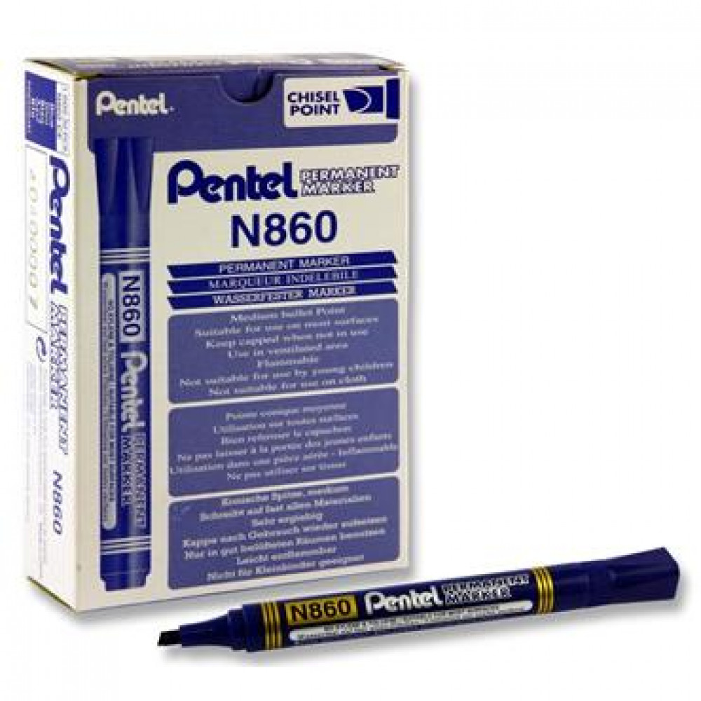 Permanent Marker Chisel Point - Blue