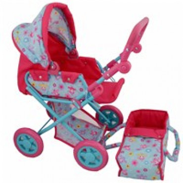 Deluxe Pram and Baby Carrier DollsWorld