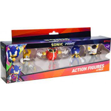 Sonic Action Figure 4 Pack Asst