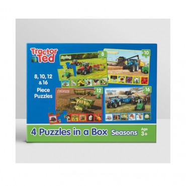 Tractor Ted 4 Puzzles in a Box