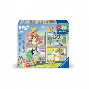 Bluey 4 in a Box 2/3/4/5 Pc Puzzle