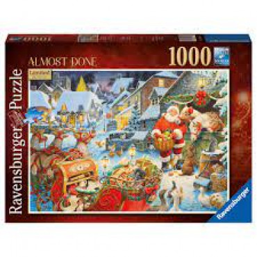 Christmas  Puzzle Almost Done Limited Edition