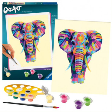 CreArt PBN: Funky Elephant