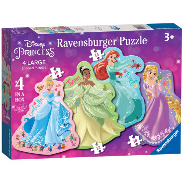 Disney Princess 4 Shape Puzzle in a box